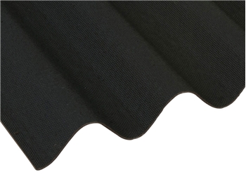 Black BituRoof Bitumen Roof Sheet 2.0m x 950mm (2.8mm)