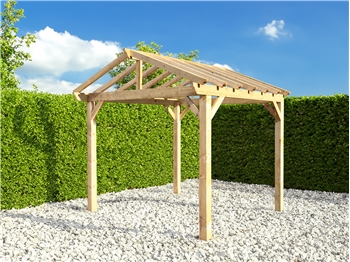 The Cotswold Heavy Duty Gazebo Frame (2700mm x 2700mm)